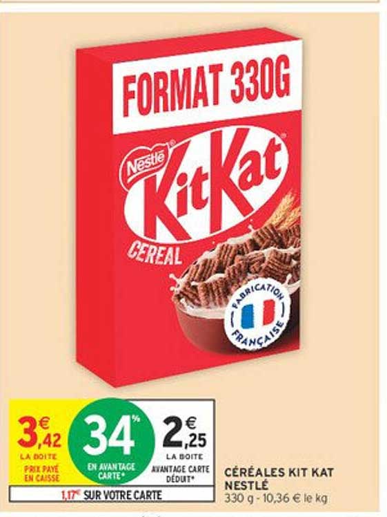 CÉRÉALES KIT KAT NESTLÉ