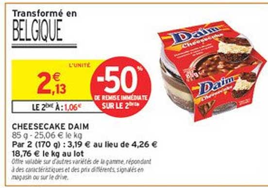 CHEESECAKE DAIM