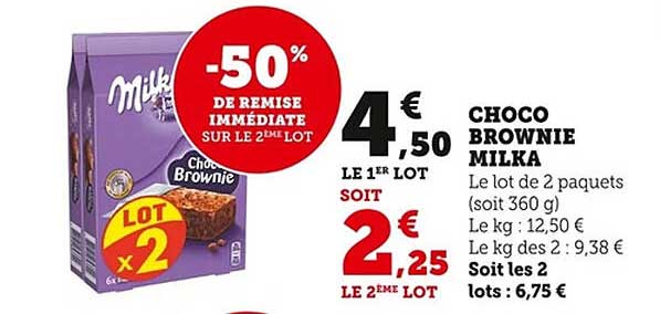 CHOCO BROWNIE MILKA