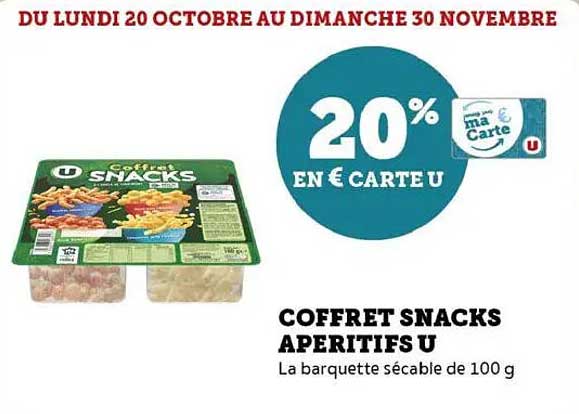 Coffret Snacks Apéritifs U