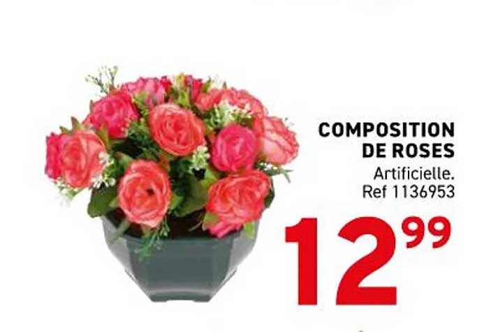 COMPOSITION DE ROSES