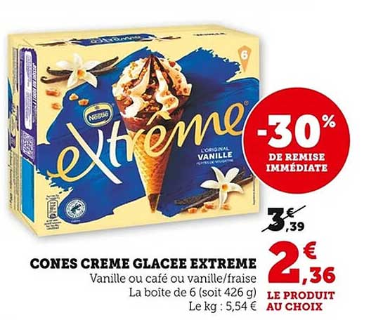 CONES CREME GLACEE EXTREME