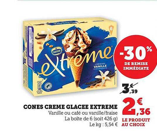 CONES CREME GLACEE EXTREME