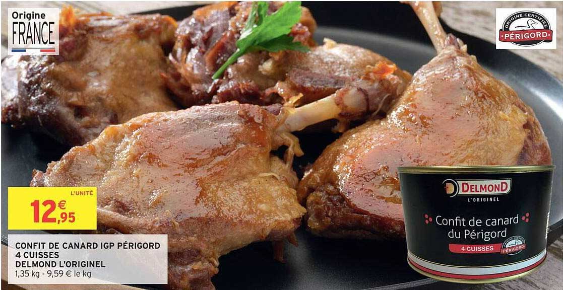 CONFIT DE CANARD IGP PÉRIGORD 4 CUISSES
