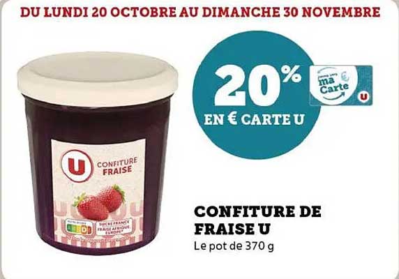 CONFITURE DE FRAISE U
