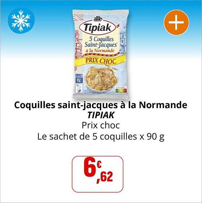 Coquilles saint-jacques à la Normande TIPIAK