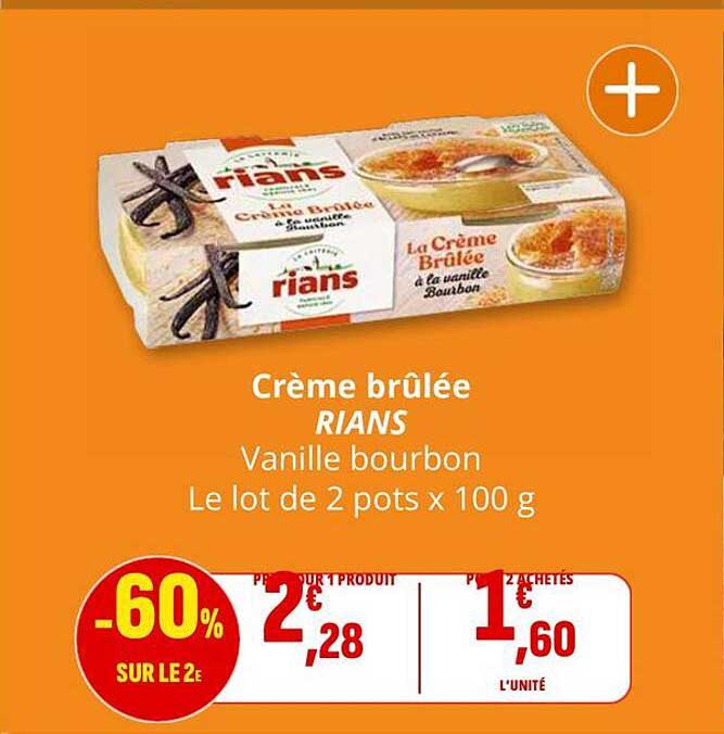 Crème brûlée RIANS