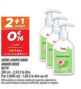 Crème Lavante Mains Amande Douce