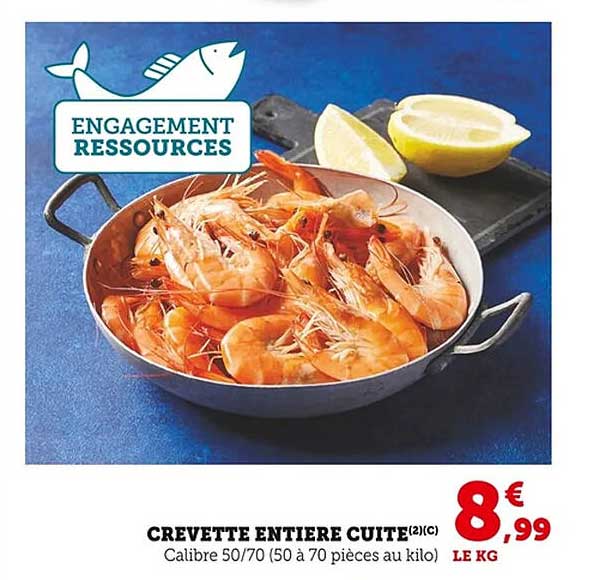 CREVETTE ENTIERE CUITE(2)(C)