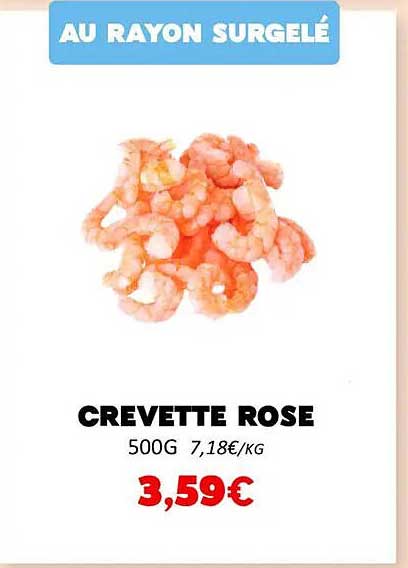 CREVETTE ROSE