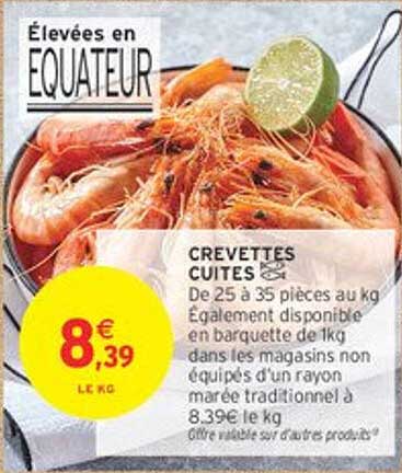 CREVETTES CUITES