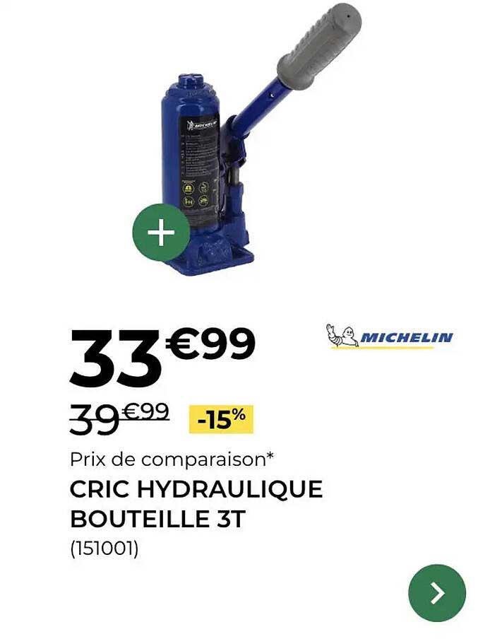CRIC HYDRAULIQUE BOUTEILLE 3T