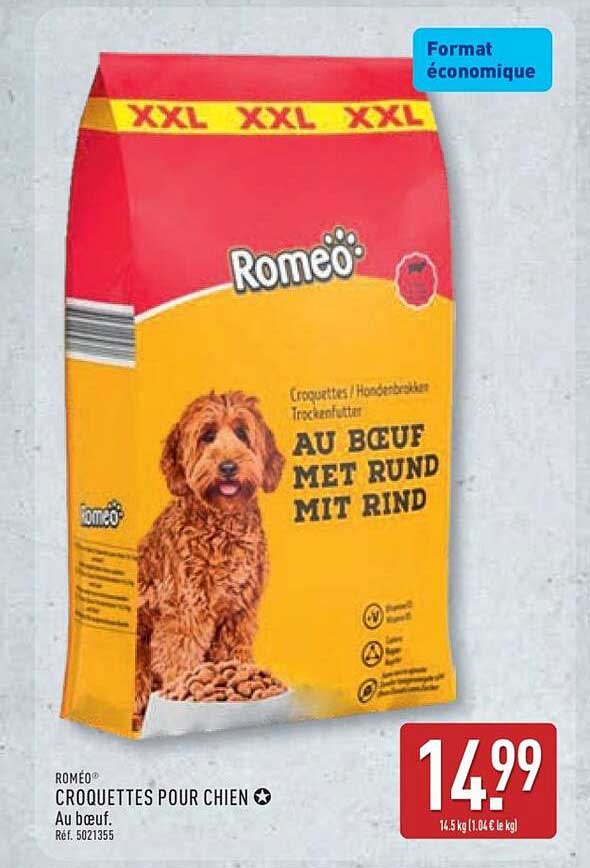 CROQUETTES POUR CHIEN AU BŒUF