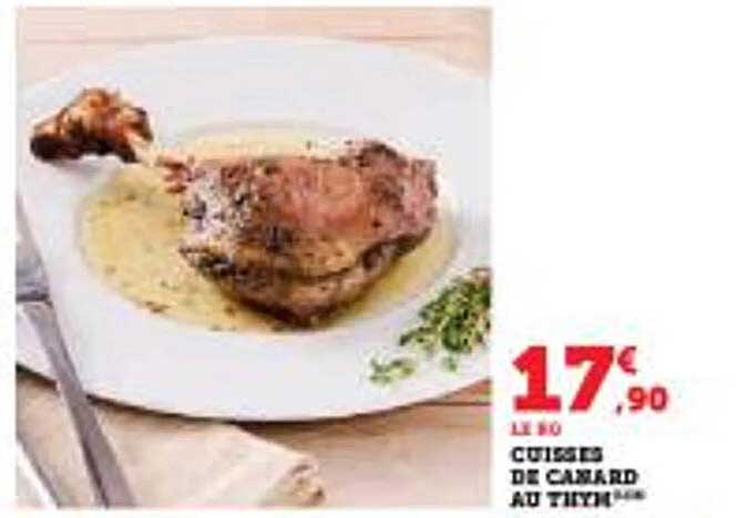 CUISSES DE CANARD AU THYME