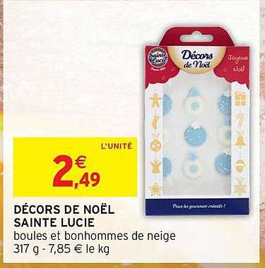 DÉCORS DE NOËL SAINTE LUCIE
