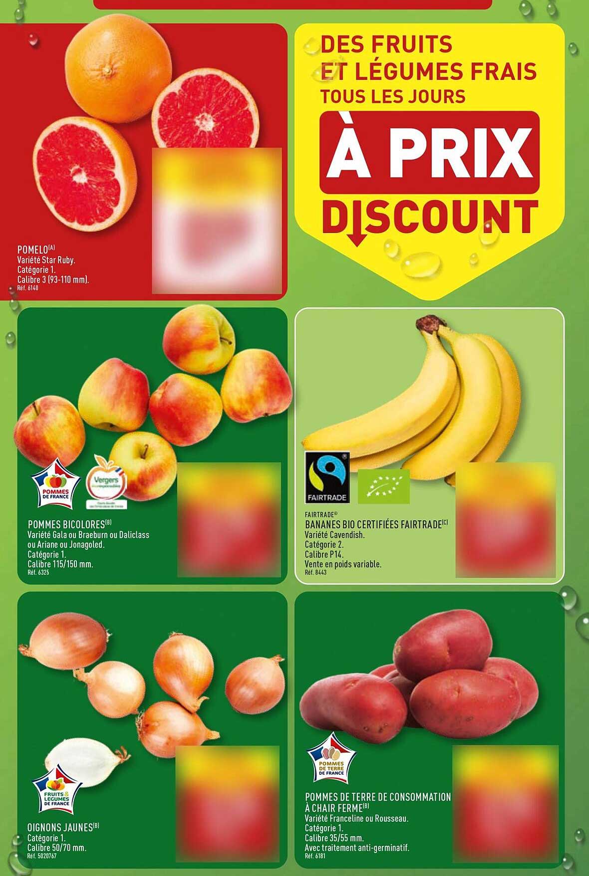 DES FRUITS ET LÉGUMES FRAIS À PRIX DISCOUNT