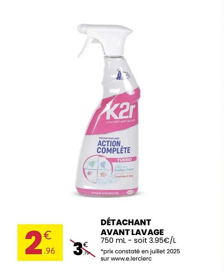 DÉTACHANT AVANT LAVAGE