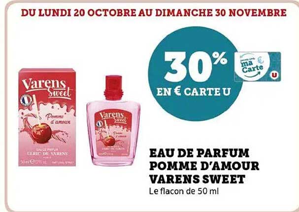 EAU DE PARFUM POMME D’AMOUR VARENS SWEET