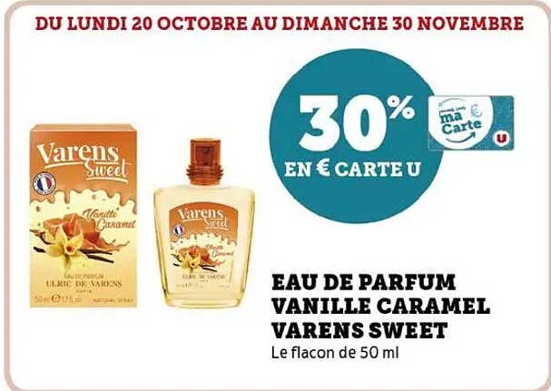 EAU DE PARFUM VANILLE CARAMEL VARENS SWEET