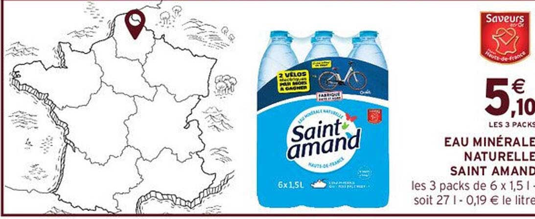 EAU MINÉRALE NATURELLE SAINT AMAND