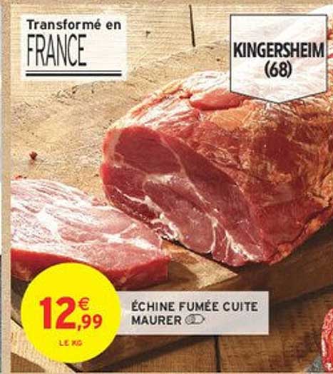 ÉCHINE FUMÉE CUITE MAURER