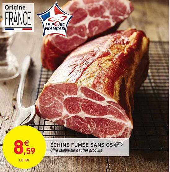 ÉCHINE FUMÉE SANS OS