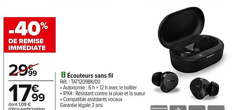 Écouteurs sans fil
