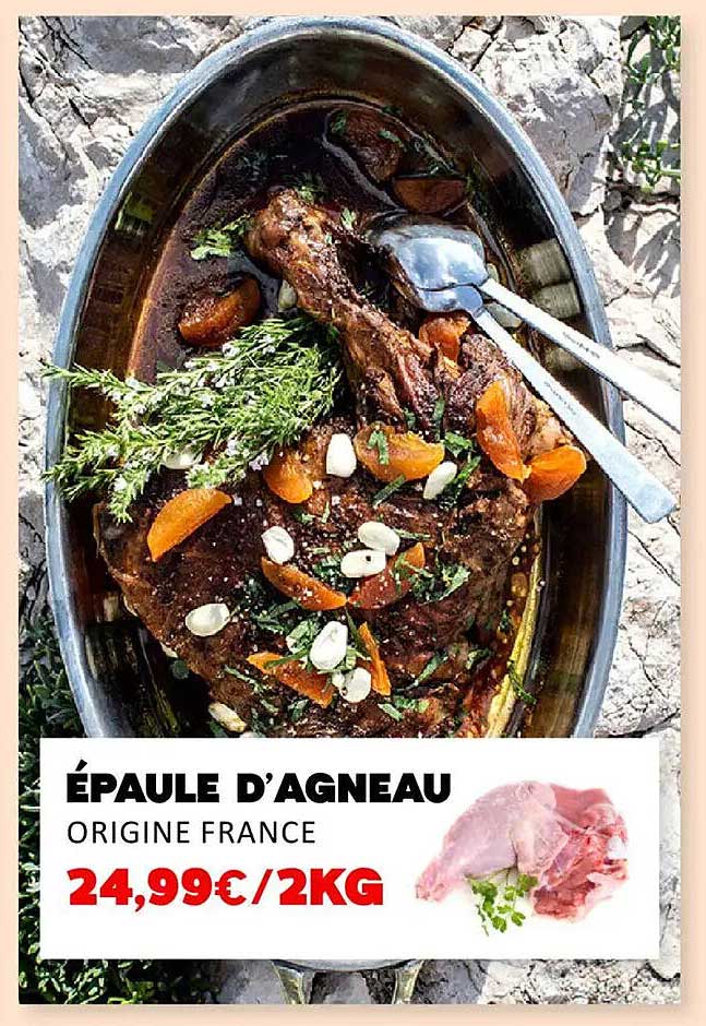 ÉPAULE D’AGNEAU ORIGINE FRANCE