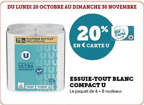 ESSUIE-TOUT BLANC COMPACT U