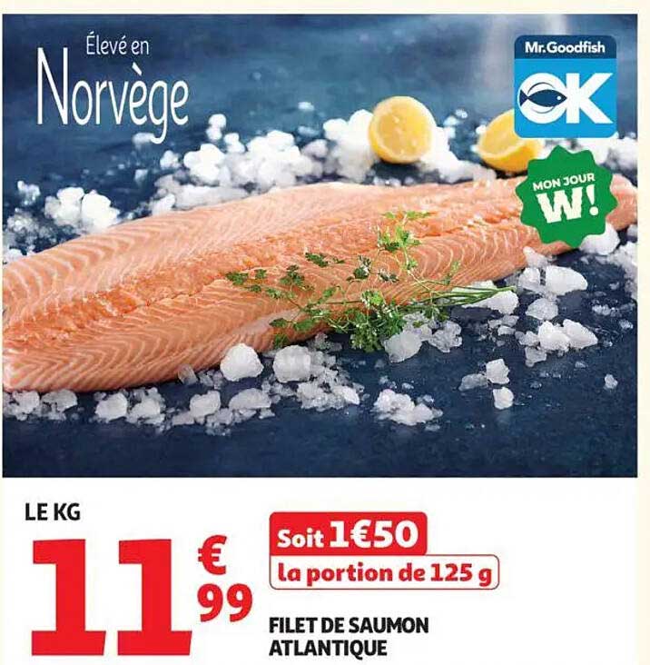 FILET DE SAUMON ATLANTIQUE