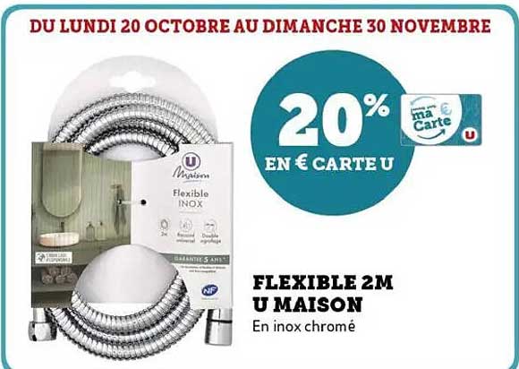 FLEXIBLE 2M U MAISON