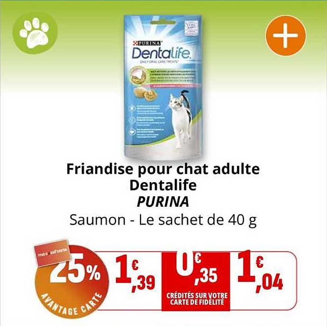Friandise pour chat adulte Dentalife PURINA