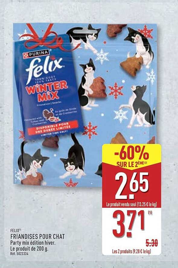 FRIANDISES POUR CHAT - Party mix édition hiver