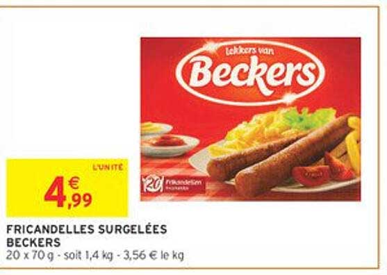 FRICANDELLES SURGELÉES BECKERS