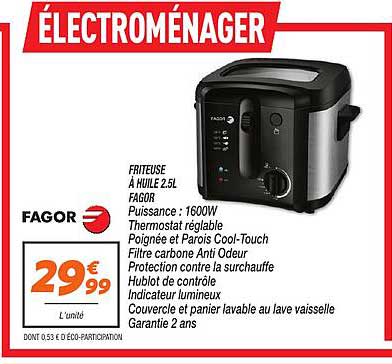 FRITEUSE À HUILE 2.5L FAGOR