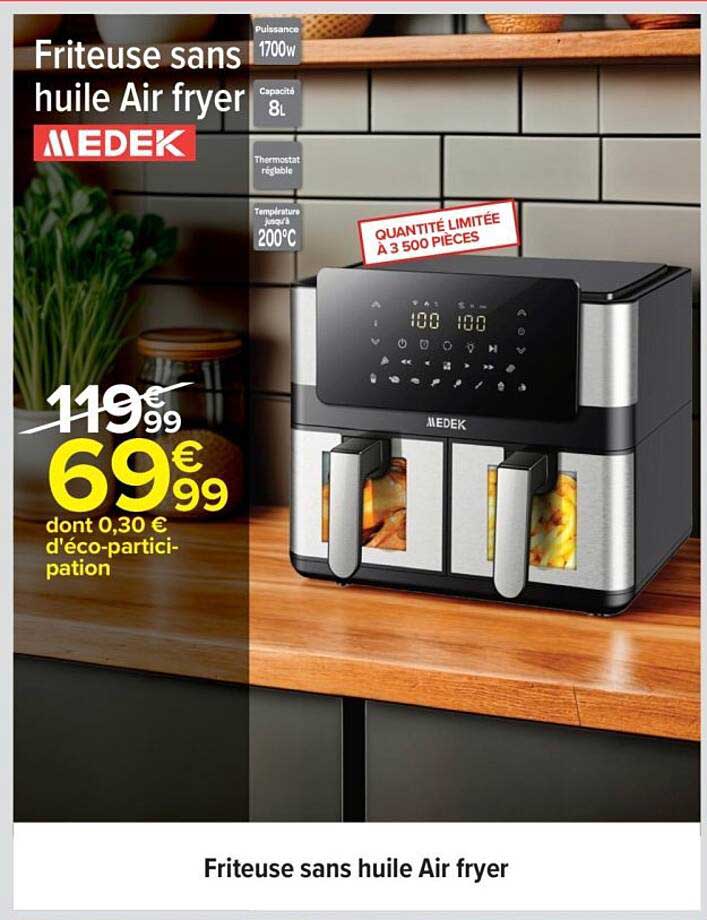Friteuse sans huile Air fryer