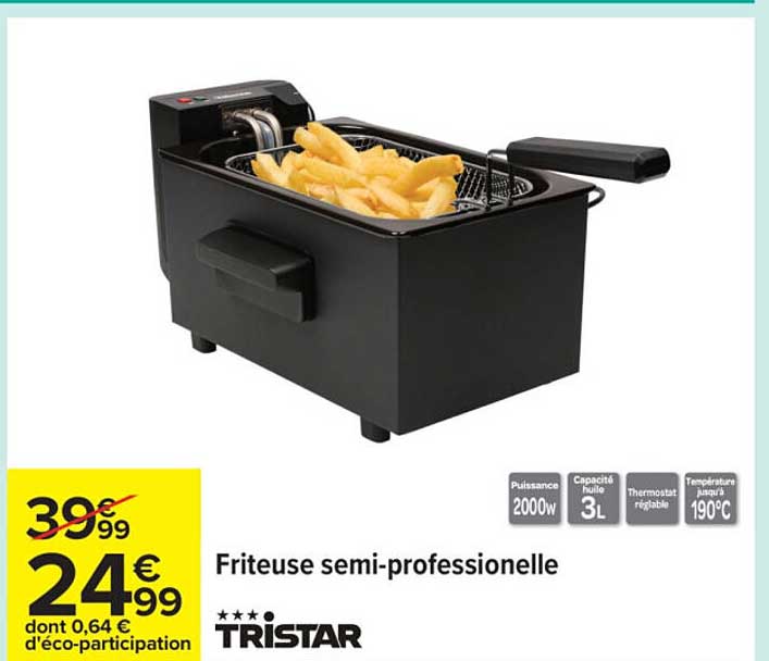 Friteuse semi-professionnelle