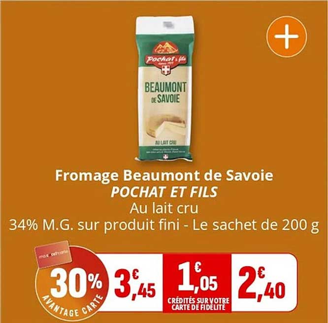 Fromage Beaumont de Savoie POCHAT ET FILS