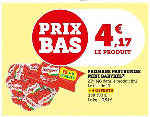 FROMAGE PASTEURISÉ MINI BABYBEL