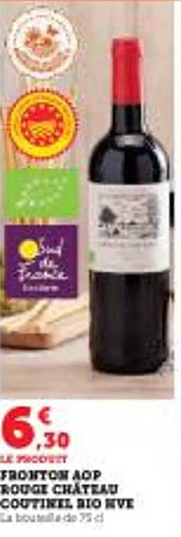 FRONTON AOP ROUGE CHÂTEAU COUTINEL BIO RIVE