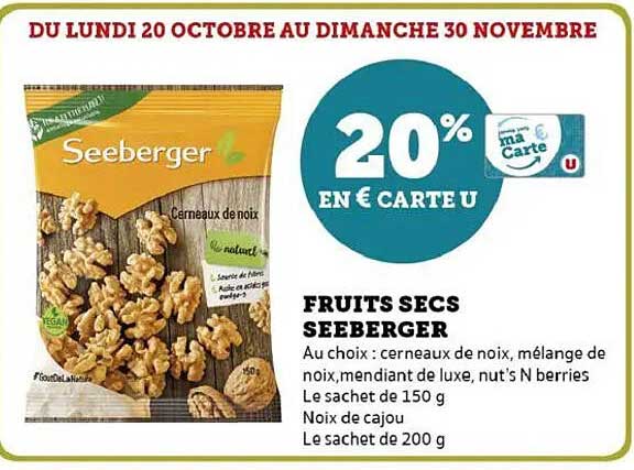 FRUITS SECS SEEBERGER