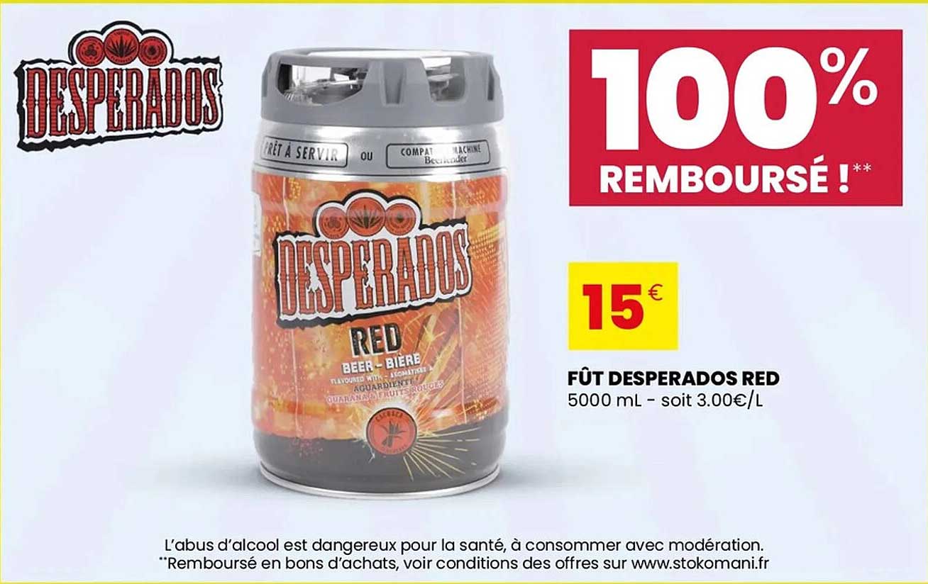Fût Desperados Red
