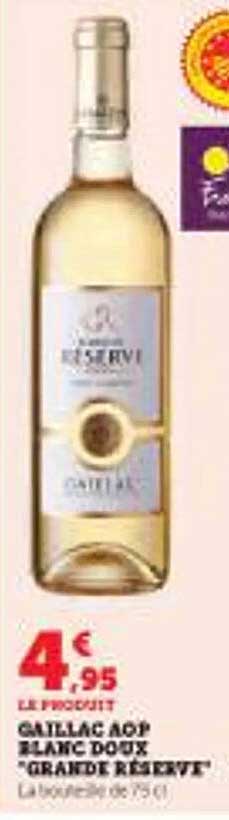 GAILLAC AOP BLANC DOUX "GRANDE RÉSERVE"