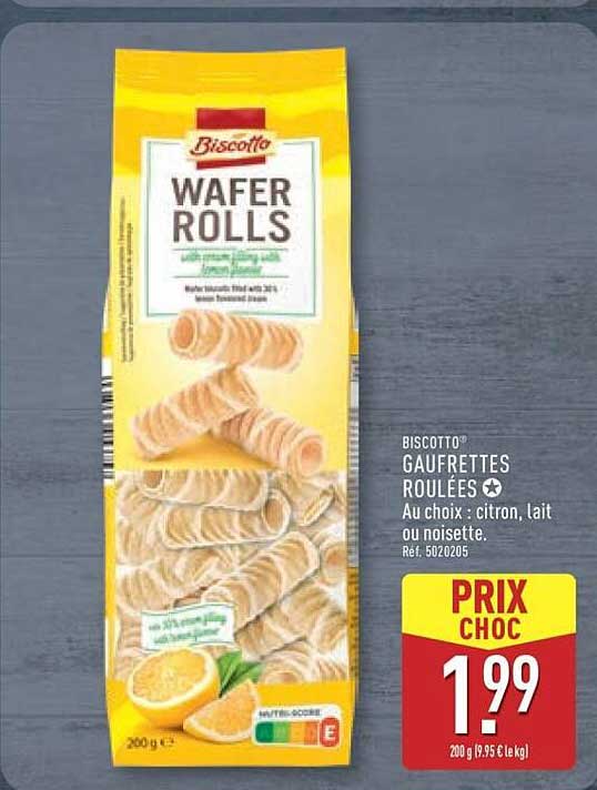 GAUFRETTES ROLLÉES