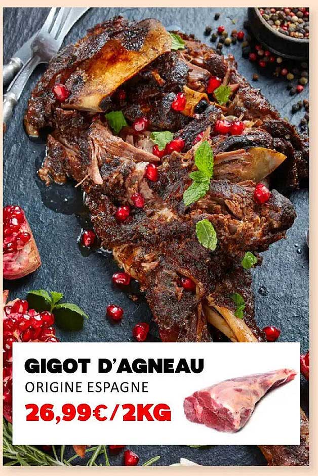 GIGOT D’AGNEAU ORIGINE ESPAGNE