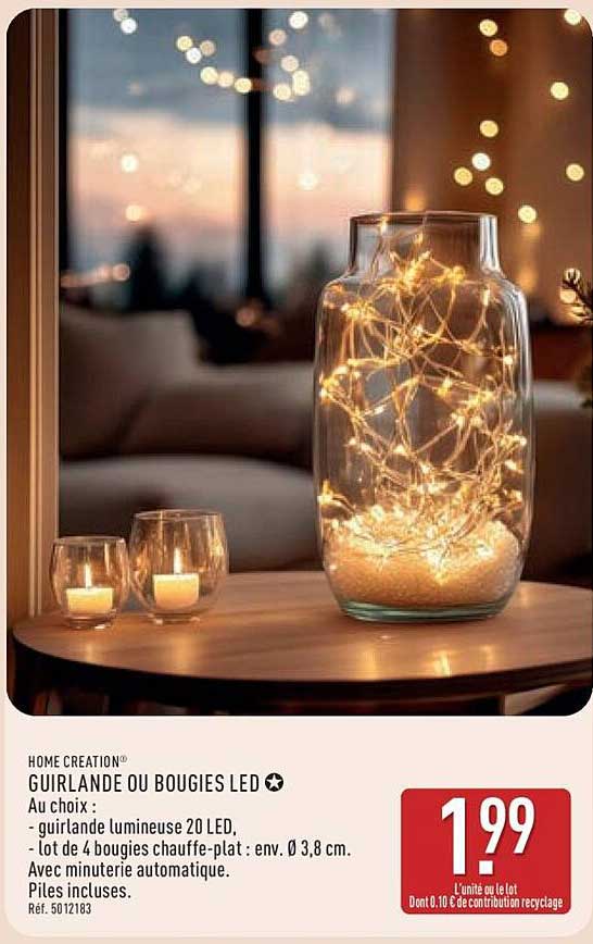 GIRLANDE OU BOUGIES LED