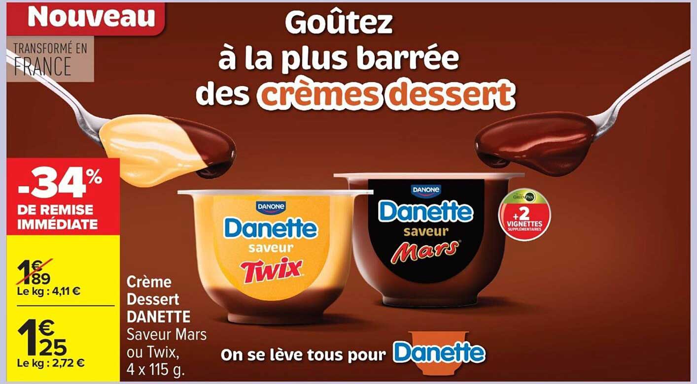 Goûtez à la plus barrée des crèmes dessert