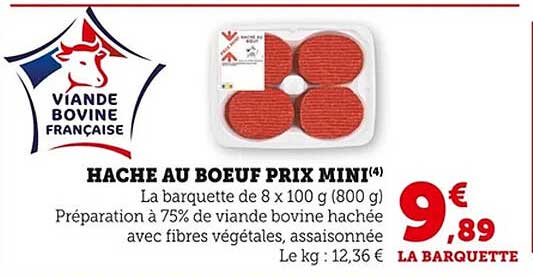 HACHE AU BOEUF PRIX MINI