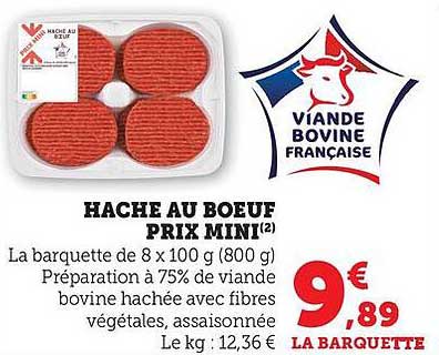 HACHE AU BOEUF PRIX MINI