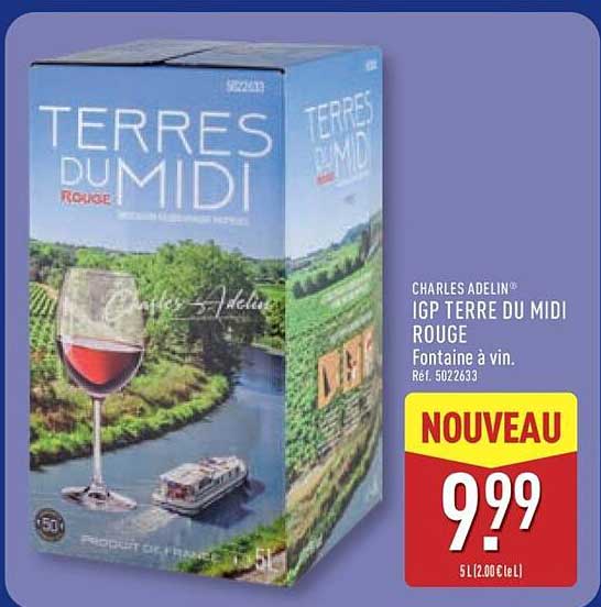 IGP TERRE DU MIDI ROUGE